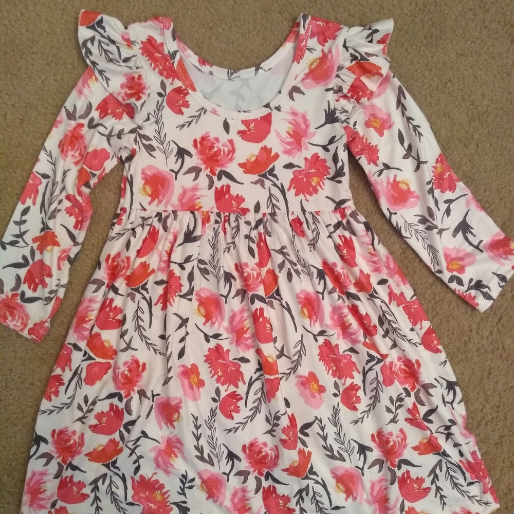 Girls floral dress